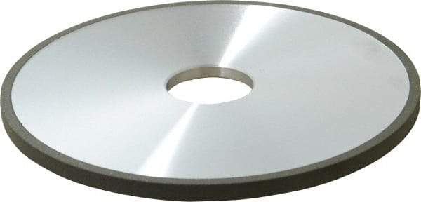 Made in USA - 6" Diam x 1-1/4" Hole x 1/4" Thick, N Hardness, 100 Grit Surface Grinding Wheel - Diamond, Type 1A1, Fine Grade - Eagle Tool & Supply