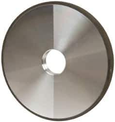 Made in USA - 6" Diam x 1-1/4" Hole x 1/2" Thick, N Hardness, 100 Grit Surface Grinding Wheel - Diamond, Type 1A1, Fine Grade - Eagle Tool & Supply