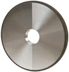 Made in USA - 6" Diam x 1-1/4" Hole x 1/2" Thick, N Hardness, 100 Grit Surface Grinding Wheel - Diamond, Type 1A1, Fine Grade - Eagle Tool & Supply