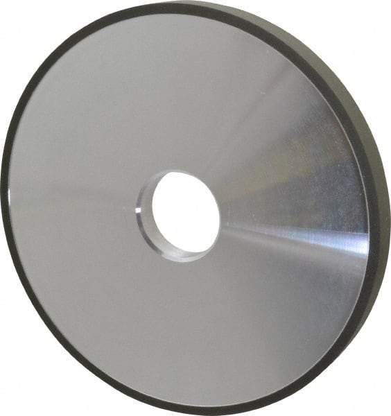 Made in USA - 6" Diam x 1-1/4" Hole x 1/2" Thick, N Hardness, 220 Grit Surface Grinding Wheel - Diamond, Type 1A1, Very Fine Grade - Eagle Tool & Supply