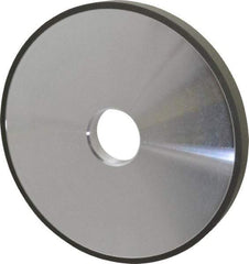 Made in USA - 6" Diam x 1-1/4" Hole x 1/2" Thick, N Hardness, 220 Grit Surface Grinding Wheel - Diamond, Type 1A1, Very Fine Grade - Eagle Tool & Supply