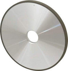 Made in USA - 7" Diam x 1-1/4" Hole x 3/8" Thick, N Hardness, 100 Grit Surface Grinding Wheel - Diamond, Type 1A1, Fine Grade - Eagle Tool & Supply