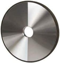 Made in USA - 7" Diam x 1-1/4" Hole x 1/2" Thick, N Hardness, 100 Grit Surface Grinding Wheel - Diamond, Type 1A1, Fine Grade - Eagle Tool & Supply