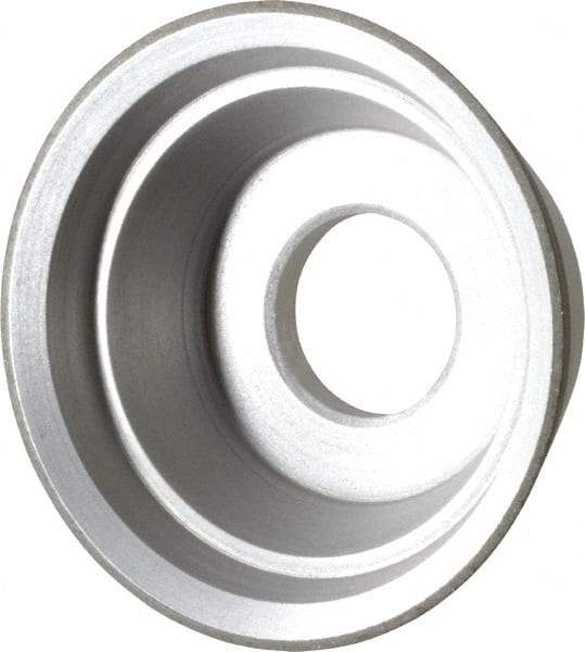 Made in USA - 3-3/4" Diam, 1-1/4" Hole Size, 1-1/2" Overall Thickness, 150 Grit, Type 11 Tool & Cutter Grinding Wheel - Very Fine Grade, Diamond - Eagle Tool & Supply