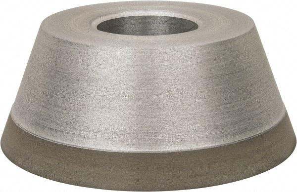 Made in USA - 3-3/4" Diam, 1-1/4" Hole Size, 1-1/2" Overall Thickness, 150 Grit, Type 11 Tool & Cutter Grinding Wheel - Very Fine Grade, Diamond - Eagle Tool & Supply