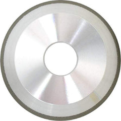 Made in USA - 5" Diam, 1-1/4" Hole Size, 1-3/4" Overall Thickness, 150 Grit, Type 11 Tool & Cutter Grinding Wheel - Very Fine Grade, CBN - Eagle Tool & Supply
