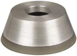 Made in USA - 3-3/4" Diam, 1-1/4" Hole Size, 1-1/2" Overall Thickness, 150 Grit, Type 11 Tool & Cutter Grinding Wheel - Very Fine Grade, CBN - Eagle Tool & Supply