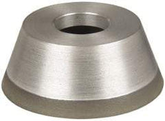 Made in USA - 3-3/4" Diam, 1-1/4" Hole Size, 1-1/2" Overall Thickness, 150 Grit, Type 11 Tool & Cutter Grinding Wheel - Very Fine Grade, CBN - Eagle Tool & Supply
