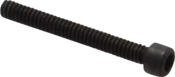 Value Collection - #0-80 UNF Hex Socket Drive, Socket Cap Screw - Alloy Steel, Black Oxide Finish, Fully Threaded, 1/2" Length Under Head - Eagle Tool & Supply