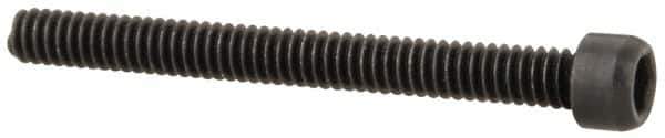 Value Collection - #0-80 UNF Hex Socket Drive, Socket Cap Screw - Alloy Steel, Black Oxide Finish, Fully Threaded, 5/8" Length Under Head - Eagle Tool & Supply