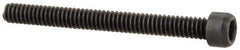 Value Collection - #0-80 UNF Hex Socket Drive, Socket Cap Screw - Alloy Steel, Black Oxide Finish, Fully Threaded, 5/8" Length Under Head - Eagle Tool & Supply