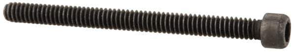 Value Collection - #0-80 UNF Hex Socket Drive, Socket Cap Screw - Alloy Steel, Black Oxide Finish, Fully Threaded, 3/4" Length Under Head - Eagle Tool & Supply