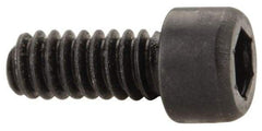 Value Collection - #1-64 UNC Hex Socket Drive, Socket Cap Screw - Alloy Steel, Black Oxide Finish, Fully Threaded, 3/16" Length Under Head - Eagle Tool & Supply