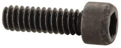 Value Collection - #1-64 UNC Hex Socket Drive, Socket Cap Screw - Alloy Steel, Black Oxide Finish, Fully Threaded, 1/4" Length Under Head - Eagle Tool & Supply