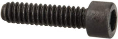 Value Collection - #1-64 UNC Hex Socket Drive, Socket Cap Screw - Alloy Steel, Black Oxide Finish, Fully Threaded, 5/16" Length Under Head - Eagle Tool & Supply