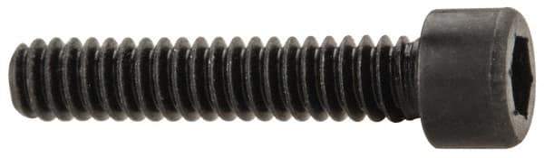 Value Collection - #1-64 UNC Hex Socket Drive, Socket Cap Screw - Alloy Steel, Black Oxide Finish, Fully Threaded, 3/8" Length Under Head - Eagle Tool & Supply