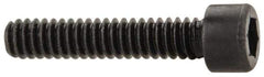 Value Collection - #1-64 UNC Hex Socket Drive, Socket Cap Screw - Alloy Steel, Black Oxide Finish, Fully Threaded, 3/8" Length Under Head - Eagle Tool & Supply