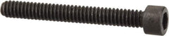 Value Collection - #1-64 UNC Hex Socket Drive, Socket Cap Screw - Alloy Steel, Black Oxide Finish, Fully Threaded, 1/2" Length Under Head - Eagle Tool & Supply