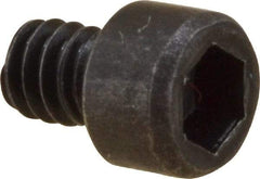 Value Collection - #2-56 UNC Hex Socket Drive, Socket Cap Screw - Alloy Steel, Black Oxide Finish, Fully Threaded, 1/8" Length Under Head - Eagle Tool & Supply