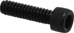 Value Collection - #4-40 UNC Hex Socket Drive, Socket Cap Screw - Alloy Steel, Black Oxide Finish, Fully Threaded, 7/16" Length Under Head - Eagle Tool & Supply