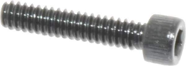 Value Collection - #4-40 UNC Hex Socket Drive, Socket Cap Screw - Alloy Steel, Black Oxide Finish, Fully Threaded, 9/16" Length Under Head - Eagle Tool & Supply