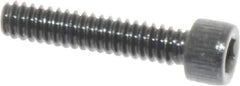 Value Collection - #4-40 UNC Hex Socket Drive, Socket Cap Screw - Alloy Steel, Black Oxide Finish, Fully Threaded, 9/16" Length Under Head - Eagle Tool & Supply