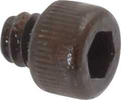 Value Collection - #6-32 UNC Hex Socket Drive, Socket Cap Screw - Alloy Steel, Black Oxide Finish, Fully Threaded, 1/8" Length Under Head - Eagle Tool & Supply