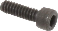 Value Collection - #6-32 UNC Hex Socket Drive, Socket Cap Screw - Alloy Steel, Black Oxide Finish, Fully Threaded, 7/16" Length Under Head - Eagle Tool & Supply