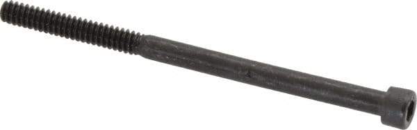 Value Collection - #6-32 UNC Hex Socket Drive, Socket Cap Screw - Alloy Steel, Black Oxide Finish, Partially Threaded, 2-1/4" Length Under Head - Eagle Tool & Supply