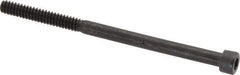 Value Collection - #6-32 UNC Hex Socket Drive, Socket Cap Screw - Alloy Steel, Black Oxide Finish, Partially Threaded, 2-1/4" Length Under Head - Eagle Tool & Supply