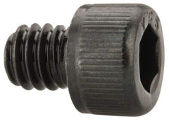 Value Collection - #8-32 UNC Hex Socket Drive, Socket Cap Screw - Alloy Steel, Black Oxide Finish, Fully Threaded, 3/16" Length Under Head - Eagle Tool & Supply