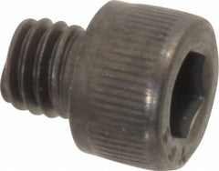 Value Collection - #10-32 UNF Hex Socket Drive, Socket Cap Screw - Alloy Steel, Black Oxide Finish, Fully Threaded, 3/16" Length Under Head - Eagle Tool & Supply