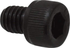 Value Collection - #10-32 UNF Hex Socket Drive, Socket Cap Screw - Alloy Steel, Black Oxide Finish, Fully Threaded, 1/4" Length Under Head - Eagle Tool & Supply