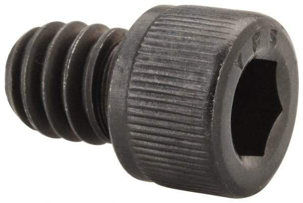 Value Collection - 1/4-20 UNC Hex Socket Drive, Socket Cap Screw - Alloy Steel, Black Oxide Finish, Fully Threaded, 5/16" Length Under Head - Eagle Tool & Supply