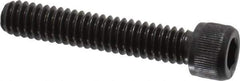 Value Collection - 1/4-20 UNC Hex Socket Drive, Socket Cap Screw - Alloy Steel, Black Oxide Finish, Fully Threaded, 1-3/8" Length Under Head - Eagle Tool & Supply