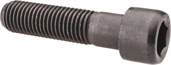 Value Collection - 7/8-9 UNC Hex Socket Drive, Socket Cap Screw - Alloy Steel, Black Oxide Finish, Partially Threaded, 3-1/2" Length Under Head - Eagle Tool & Supply