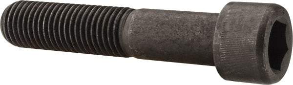 Value Collection - 7/8-9 UNC Hex Socket Drive, Socket Cap Screw - Alloy Steel, Black Oxide Finish, Partially Threaded, 4-1/2" Length Under Head - Eagle Tool & Supply