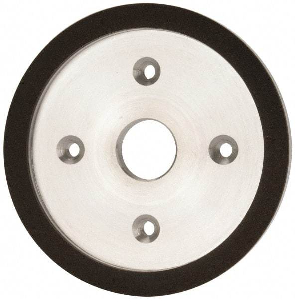Made in USA - 6" Diam, 1-1/4" Hole Size, 3/4" Overall Thickness, 100 Grit, Type 6 Tool & Cutter Grinding Wheel - Fine Grade, Diamond - Eagle Tool & Supply