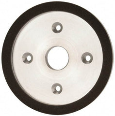 Made in USA - 6" Diam, 1-1/4" Hole Size, 3/4" Overall Thickness, 100 Grit, Type 6 Tool & Cutter Grinding Wheel - Fine Grade, Diamond - Eagle Tool & Supply