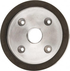 Made in USA - 6" Diam, 1-1/4" Hole Size, 3/4" Overall Thickness, 220 Grit, Type 6 Tool & Cutter Grinding Wheel - Very Fine Grade, Diamond - Eagle Tool & Supply