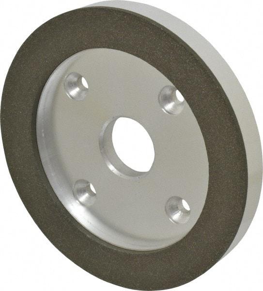 Made in USA - 6" Diam, 1-1/4" Hole Size, 3/4" Overall Thickness, 100 Grit, Type 6 Tool & Cutter Grinding Wheel - Fine Grade, Diamond - Eagle Tool & Supply