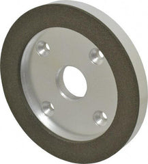 Made in USA - 6" Diam, 1-1/4" Hole Size, 3/4" Overall Thickness, 100 Grit, Type 6 Tool & Cutter Grinding Wheel - Fine Grade, Diamond - Eagle Tool & Supply