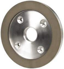 Made in USA - 6" Diam, 1-1/4" Hole Size, 3/4" Overall Thickness, 150 Grit, Type 6 Tool & Cutter Grinding Wheel - Very Fine Grade, Diamond - Eagle Tool & Supply