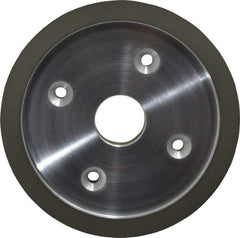 Made in USA - 6" Diam, 1-1/4" Hole Size, 3/4" Overall Thickness, 150 Grit, Type 6 Tool & Cutter Grinding Wheel - Very Fine Grade, Diamond - Eagle Tool & Supply