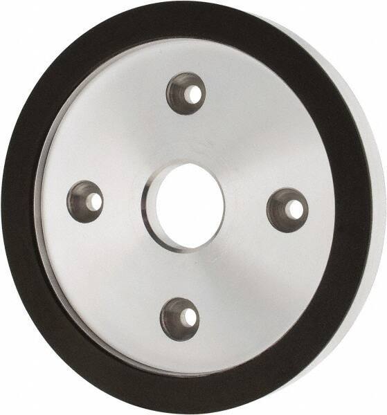 Made in USA - 6" Diam, 1-1/4" Hole Size, 3/4" Overall Thickness, 220 Grit, Type 6 Tool & Cutter Grinding Wheel - Very Fine Grade, Diamond - Eagle Tool & Supply
