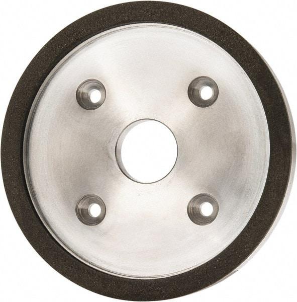 Made in USA - 6" Diam, 1-1/4" Hole Size, 3/4" Overall Thickness, 150 Grit, Type 6 Tool & Cutter Grinding Wheel - Very Fine Grade, Diamond - Eagle Tool & Supply