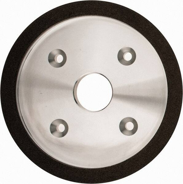 Made in USA - 6" Diam, 1-1/4" Hole Size, 3/4" Overall Thickness, 100 Grit, Type 6 Tool & Cutter Grinding Wheel - Fine Grade, Diamond - Eagle Tool & Supply