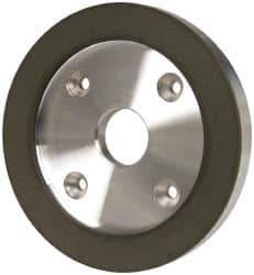 Made in USA - 6" Diam, 1-1/4" Hole Size, 3/4" Overall Thickness, 150 Grit, Type 6 Tool & Cutter Grinding Wheel - Very Fine Grade, Diamond - Eagle Tool & Supply