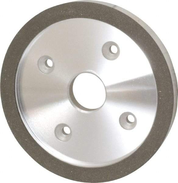 Made in USA - 6" Diam, 1-1/4" Hole Size, 3/4" Overall Thickness, 100 Grit, Type 6 Tool & Cutter Grinding Wheel - Fine Grade, Diamond - Eagle Tool & Supply