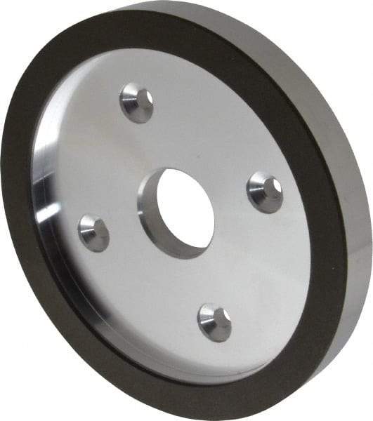 Made in USA - 6" Diam, 1-1/4" Hole Size, 3/4" Overall Thickness, 150 Grit, Type 6 Tool & Cutter Grinding Wheel - Very Fine Grade, Diamond - Eagle Tool & Supply